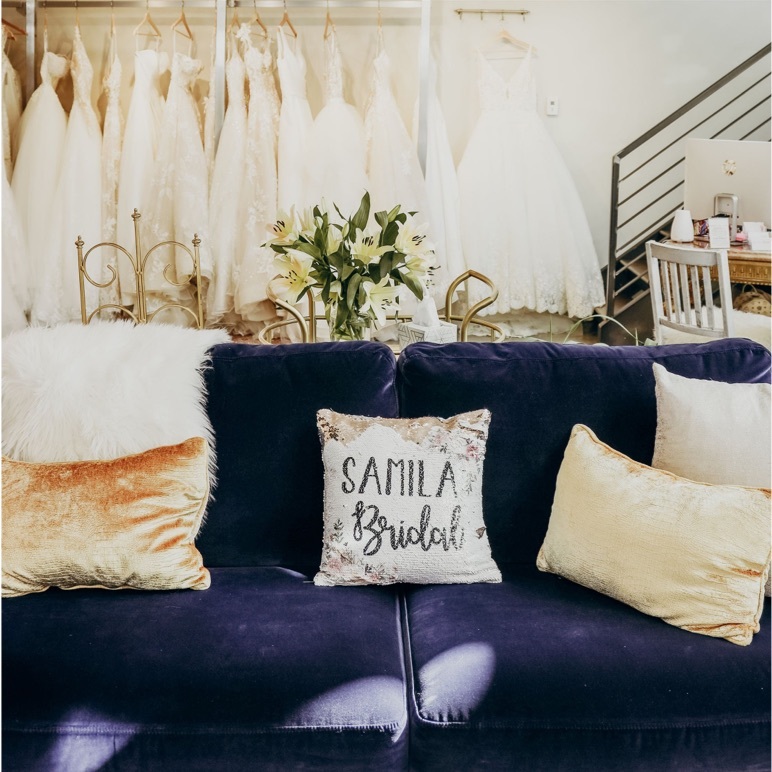 Photo of the Samila Bridal pillow