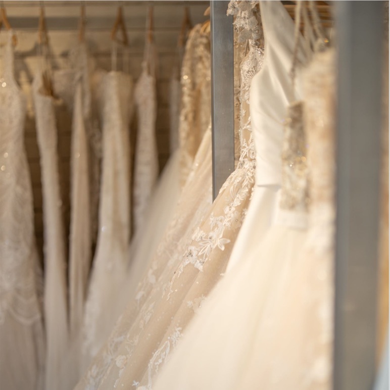 Photo of the bridal dresses