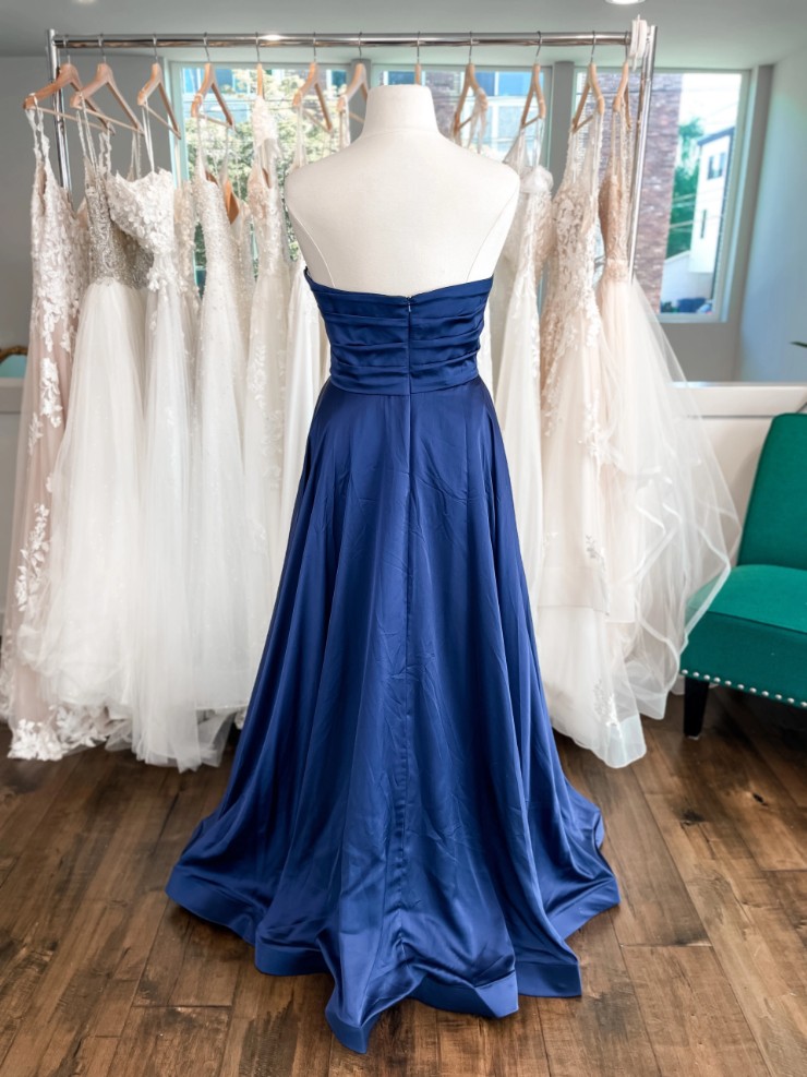 David's bridal blue prom dress online