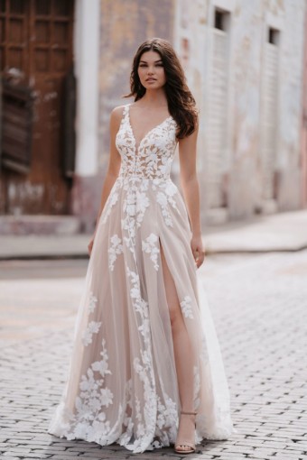 Allure Bridals #9956L #0 Ivory/Nude thumbnail