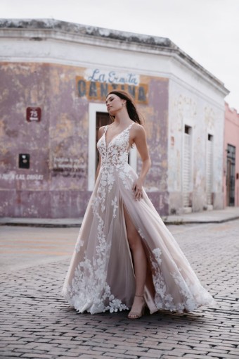 Allure Bridals #9956L #1 Ivory/Nude thumbnail