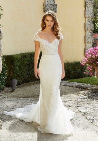 Morilee #2484 Faye #0 Ivory/Ivory thumbnail