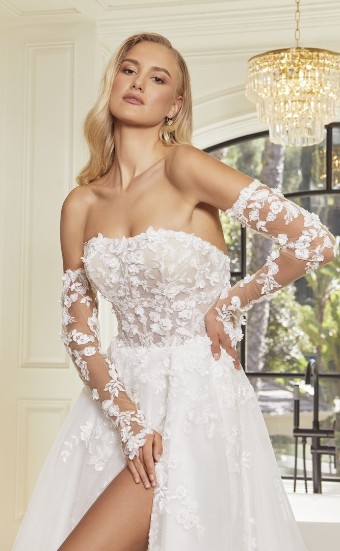Casablanca #2570FB Dahlia #1 Ivory/Nude/Ivory thumbnail