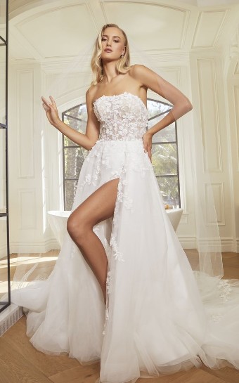 Casablanca #2570FB Dahlia #0 Ivory/Nude/Ivory thumbnail