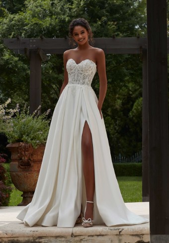 Morilee #2623 Patricia #0 Ivory/Honey thumbnail