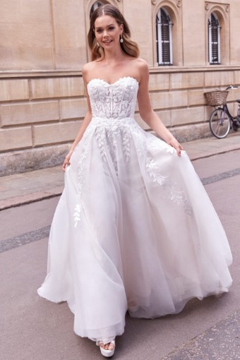 Adore by Justin Alexander #11181PS #0 Ivory/Ivory/Nude thumbnail