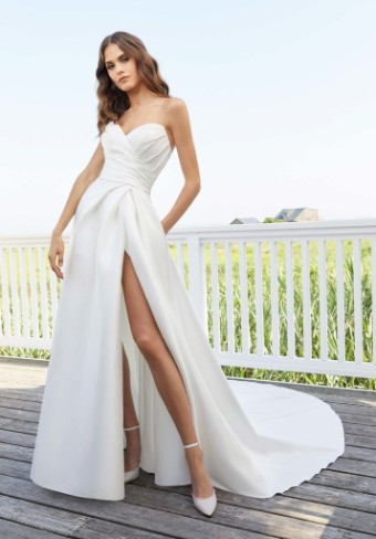 Morilee #12133 Erin #0 Diamond White thumbnail