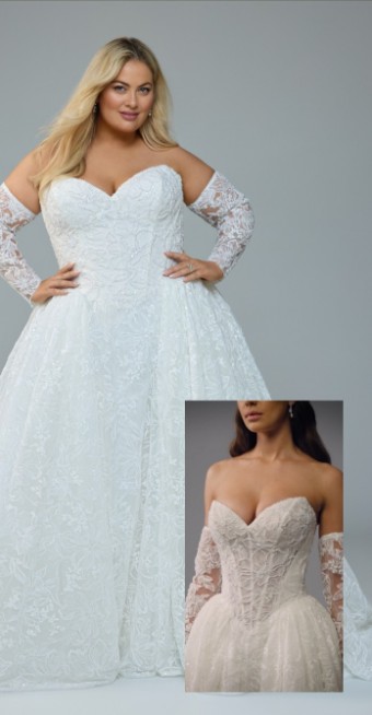 Sophia Tolli Première #ST672SB Hyacinth #0 Ivory thumbnail
