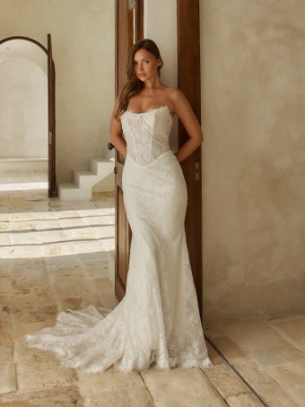 Serene by Madi Lane #SR2606LNF Chessy (Fully Lined)  - LOANER #0 Ivory thumbnail