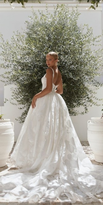 Serene by Madi Lane #SR2645OGLNF Mirage (Organza & Lined) - EVENT DRESS #1 Ivory thumbnail