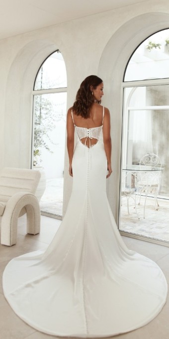 Serene by Madi Lane #SR2650 Saga - EVENT DRESS #1 Sand/Ivory thumbnail