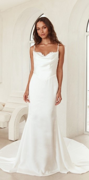 Serene by Madi Lane #SR2650 Saga - EVENT DRESS #0 Sand/Ivory thumbnail