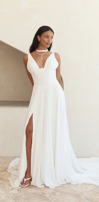 Serene by Madi Lane #SR2653 Tibet - EVENT DRESS #0 Ivory thumbnail