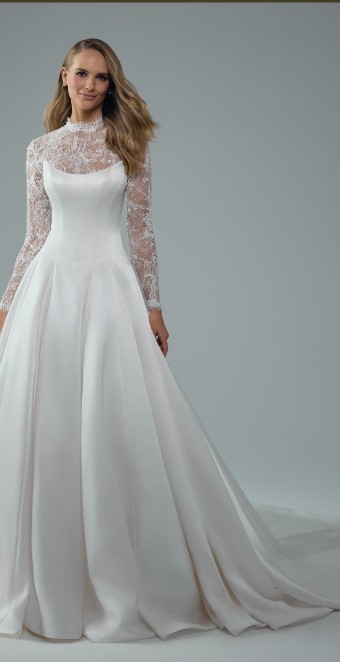 Sophia Tolli Première #ST670ZB Xanthe #0 Ivory thumbnail