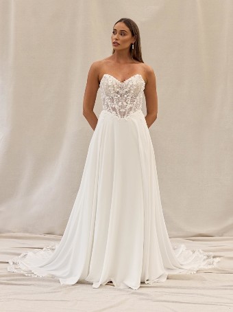 Serene by Madi Lane #SR2704 Blynn - EVENT DRESS #1 Ivory thumbnail