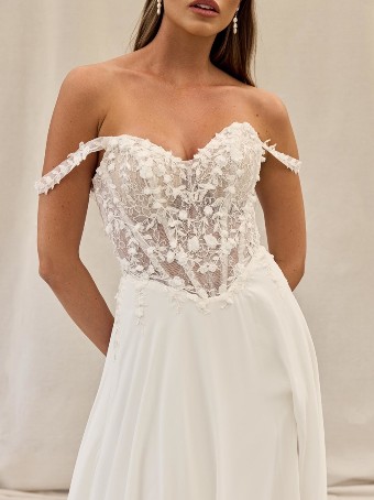 Serene by Madi Lane #SR2704 Blynn - EVENT DRESS #2 Ivory thumbnail