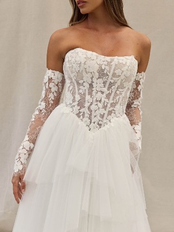 Serene by Madi Lane #SR2708 Dovie - EVENT DRESS #1 Ivory thumbnail