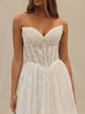 Serene by Madi Lane #SR2711 Evara - EVENT DRESS #1 Ivory thumbnail