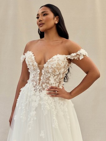 Serene by Madi Lane #SR2712 Faye - EVENT DRESS #1 Ivory thumbnail