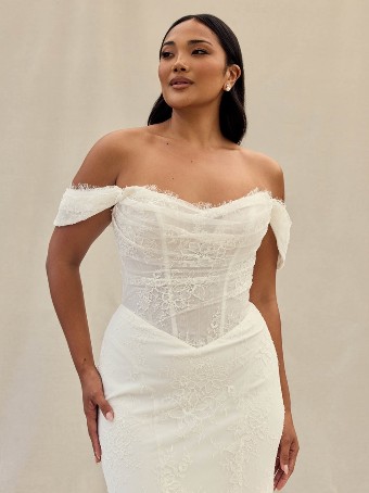 Serene by Madi Lane #SR2714 Lielle - EVENT DRESS #1 Ivory thumbnail