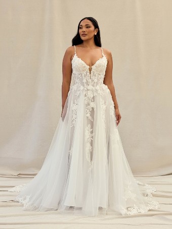 Serene by Madi Lane #SR2717 Maisy - EVENT DRESS #0 Ivory/Dark Sand thumbnail