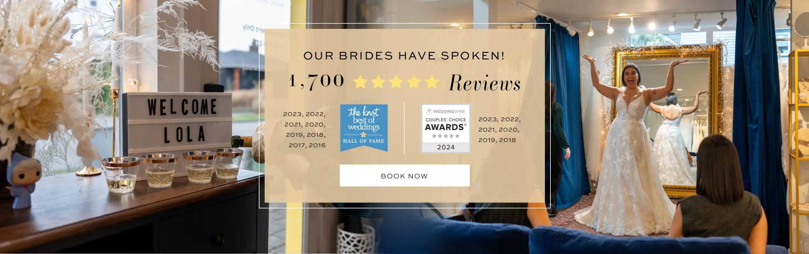 Outstanding reviews for Samila Bridal. Find your dream wedding dress