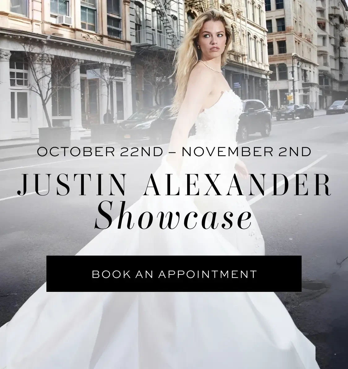 justin alexander showcase event october 2025